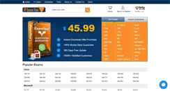 Desktop Screenshot of itexamfox.com